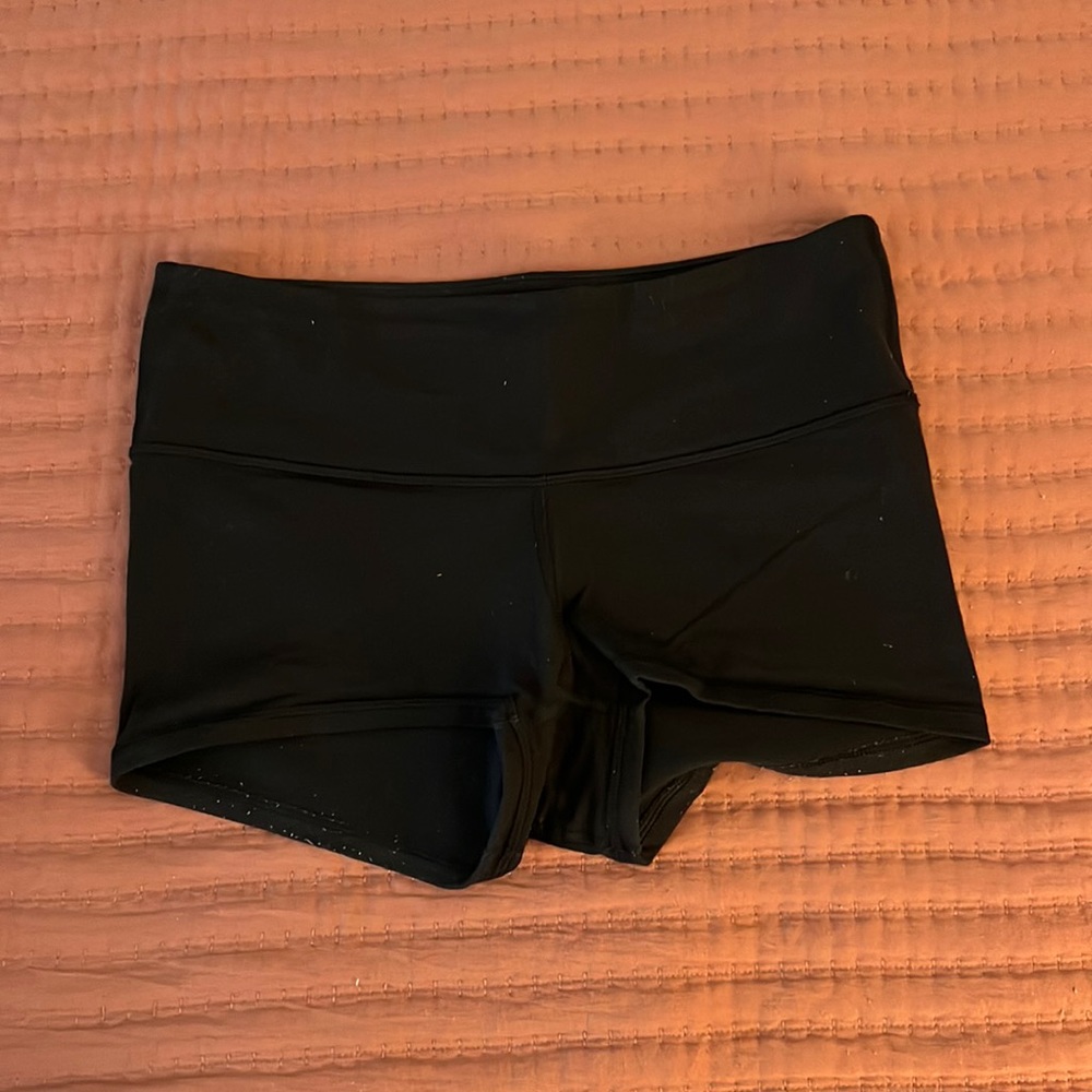 Black Lulu Lemon Spandex with Wide Waste Band